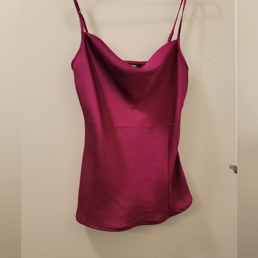 Express cowl neck cami